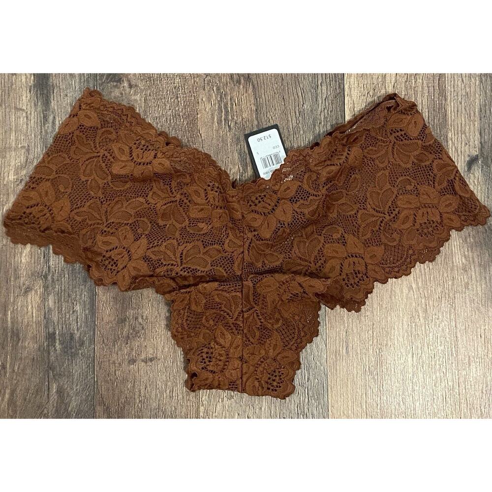 Frederick's of Hollywood Jessica Lace BoyShort Brown Size S